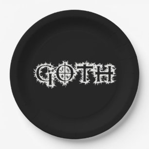 Plato De Papel Gótico