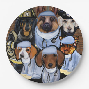 PLATO DE PAPEL GRACIAS