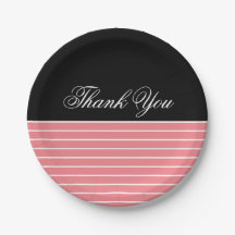 Gracias Black Pink White Stripes