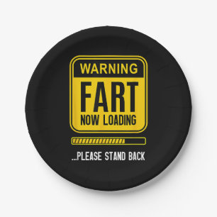 Plato De Papel Graciosa broma