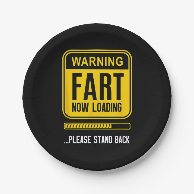 Plato De Papel Graciosa broma (Anverso)