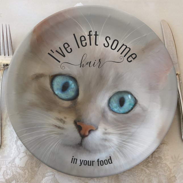 Plato De Papel Graciosa placa de papel para Bella Artes de gato (Subido por el creador)