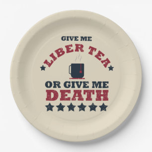 Plato De Papel Gracioso 4 de julio