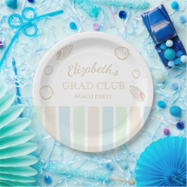 Plato De Papel Grad Club Beach Party