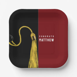 Plato De Papel Grad Fiesta Placas de papel de cimarrones