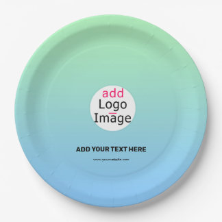 Plato De Papel Gradiente de Personalizado profesional de moda