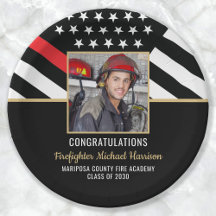 Graduación de bomberos, Academia de bomberos, foto