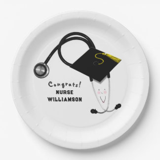 Plato De Papel Graduación de la Escuela de Enfermería