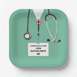 Plato De Papel Graduación de la Facultad de Medicina