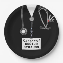 Plato De Papel Graduación de la Facultad de Medicina