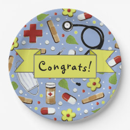 Plato De Papel Graduación de la Facultad de Medicina