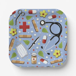 Plato De Papel Graduación de la Facultad de Medicina