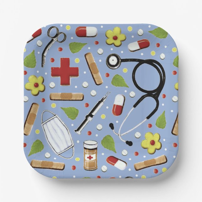 Plato De Papel Graduación de la Facultad de Medicina (Anverso)