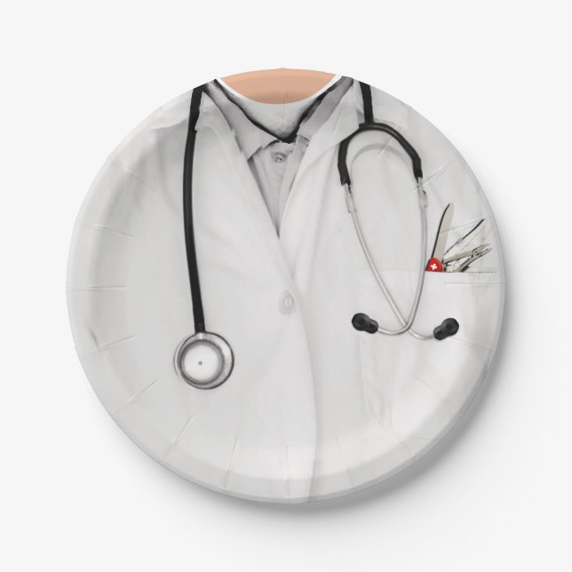 Plato De Papel Graduación de la Facultad de Medicina (Anverso)