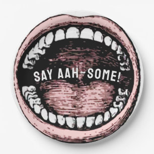 Plato De Papel Graduación de la Facultad de Odontología