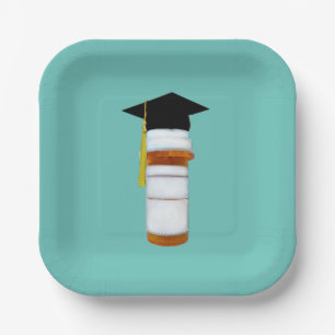 Plato De Papel Graduación en la Facultad de Farmacia Farmacéutica