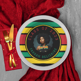 Plato De Papel Graduación fotográfica panafricana