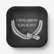 Graduación Laurel Wreath On Black Rock