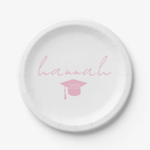 Plato De Papel Graduación/Regalo de Graduación para su persona