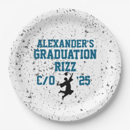 Plato De Papel Graduación Rizz