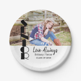 Plato De Papel Graduación Superior