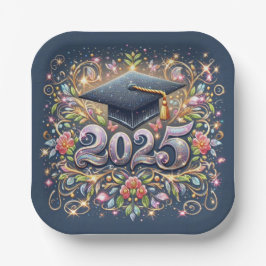 Plato De Papel Graduado Clásico 2025