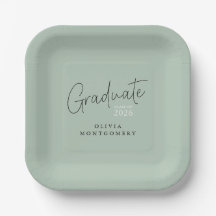 Graduate Modern Script Graduation Party