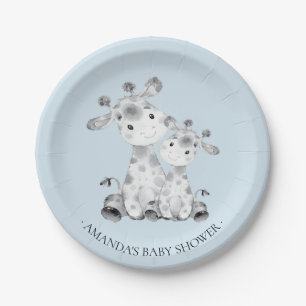 Plato De Papel Grafa dulce niños Baby Shower 7" Plate
