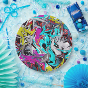 Plato De Papel Graffiti