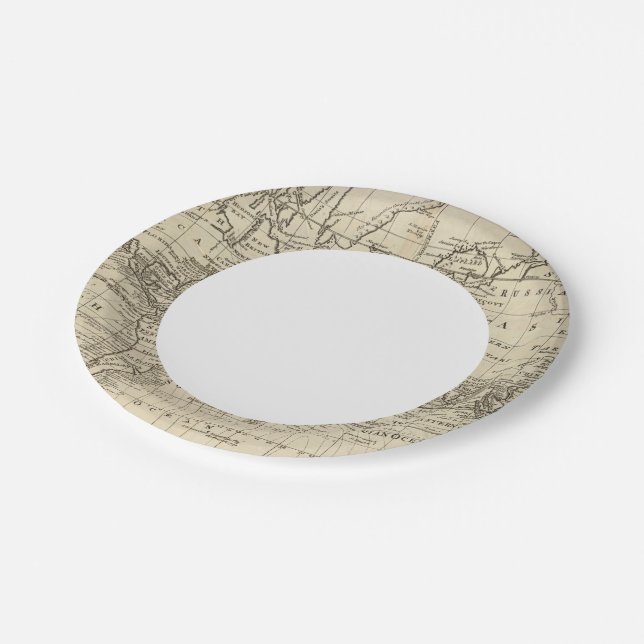 Plato De Papel Gráfico mundial (Angular)