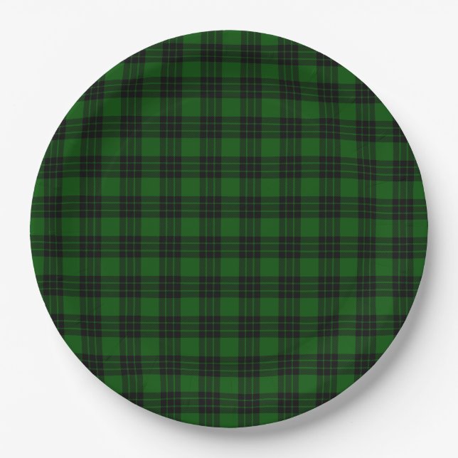 Plato De Papel Graham tartan spp. (Anverso)