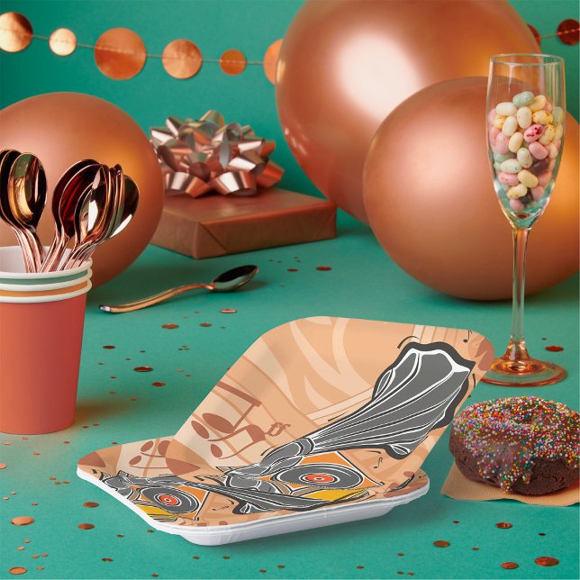 Plato De Papel Gramófono (Subido por el creador)