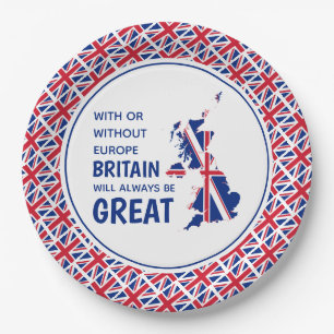 Plato De Papel GRAN BRETAÑA SIEMPRE SUPONE UN GRAN Brexit Positiv