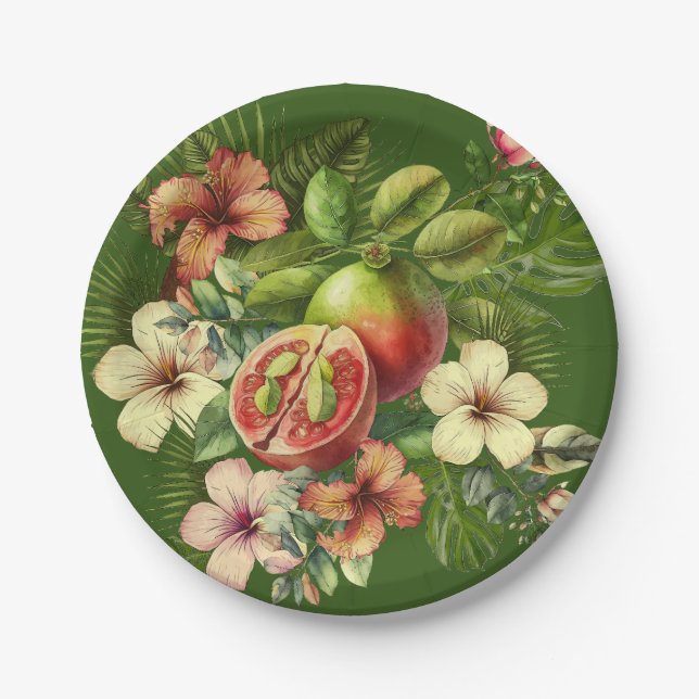 Plato De Papel Grandma Manuela's Guavas (Anverso)