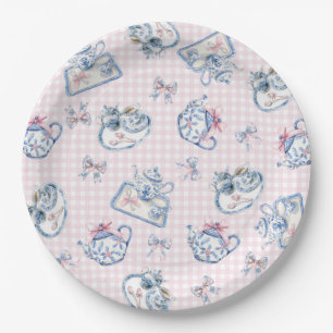 Plato De Papel Grandmillennial   Navidades Tea Fiesta