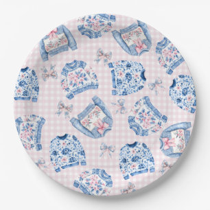 Plato De Papel Grandmillennial   Suéteres de Navidades feos