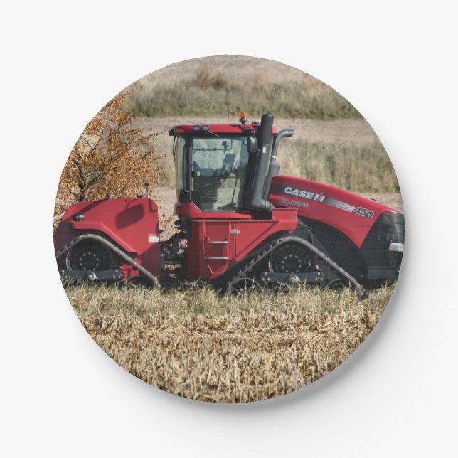 Plato De Papel Granja Iowa (Anverso)