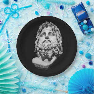 Plato De Papel Greco Roman Bust