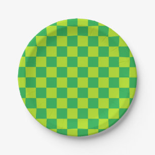 Plato De Papel Green y Green de cal