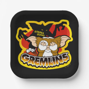 Plato De Papel Gremlins   Gizmo de miedo de banda