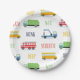 Plato De Papel Grito de Honk beep por todas las placas de papel