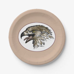 Plato De Papel Gritos de águila
