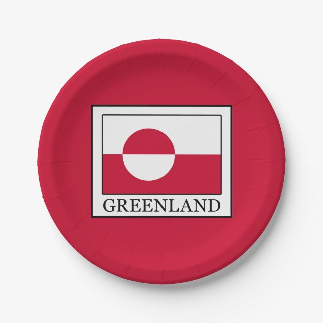 Plato De Papel Groenlandia (Anverso)