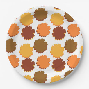 Plato De Papel Groovy Boho Sweet Daisy