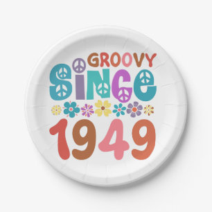 Plato De Papel Groovy desde 1949