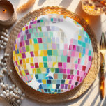 Plato De Papel Groovy Disco Fiesta Retro 70's Let's Disco Birthda<br><div class="desc">Decoración de fiesta con temática disco para una celebración perfecta.</div>
