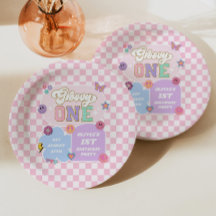 Groovy One Preppy parche 1er cumpleaños