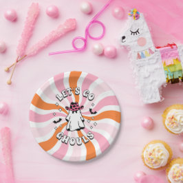 Plato De Papel Groovy Vamos Ghouls Bachelorette