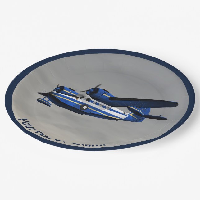 Plato De Papel Grumman G-21 Goose (Angular)