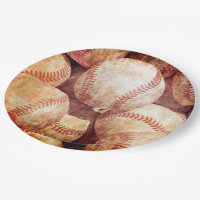 Grunge Dirty Vintage Worldwide Baseball Sport Ball